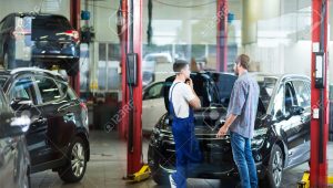 car repair Murfreesboro, TN | mechanic and customer