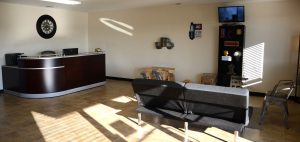 waiting room of automotive center