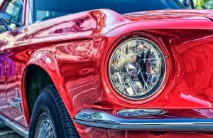 Shiny red sports car, we service engines in Murfreesboro, TN, engine repair, tune-up, oil change, brake service and more, call Murfreesboro Auto Repair.